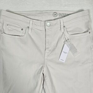 NEW Outerknown Men's SEA Jeans The Cove Slim‎ Size 32x32 White NWT Organic USA